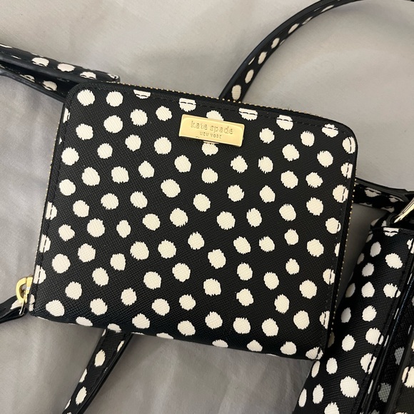 SOLD Kate spade black/white purse and wallet - Picture 14 of 14